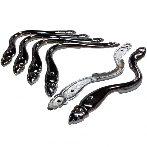 QUALITY Pool Snooker Billiard Table Medium Pocket Brackets Chrome Arrow Head - Image 2