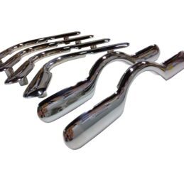 QUALITY SOLID Pool Snooker Table CHROME Pocket Brackets Heavy Boss Rounded
