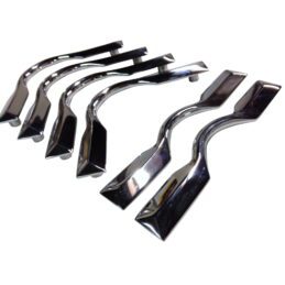 QUALITY SOLID Pool Snooker Table CHROME Pocket Brackets Heavy boss Square