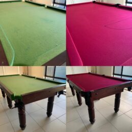 7ft Pool Snooker Billiard Table fully recovered Including Cushions