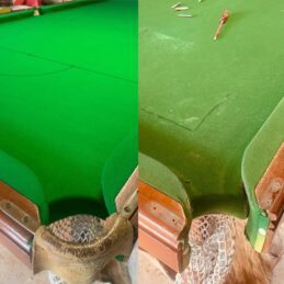 8ft Pool Snooker Billiard Table fully recovered Including Cushions