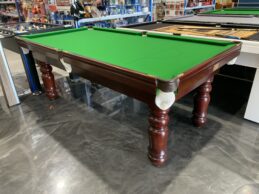 NPC Pool Table 7ft Italian Slate Top Mahogany with Green Felt