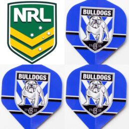 NRL Canterbury Bulldogs Dart Board Dart Flights