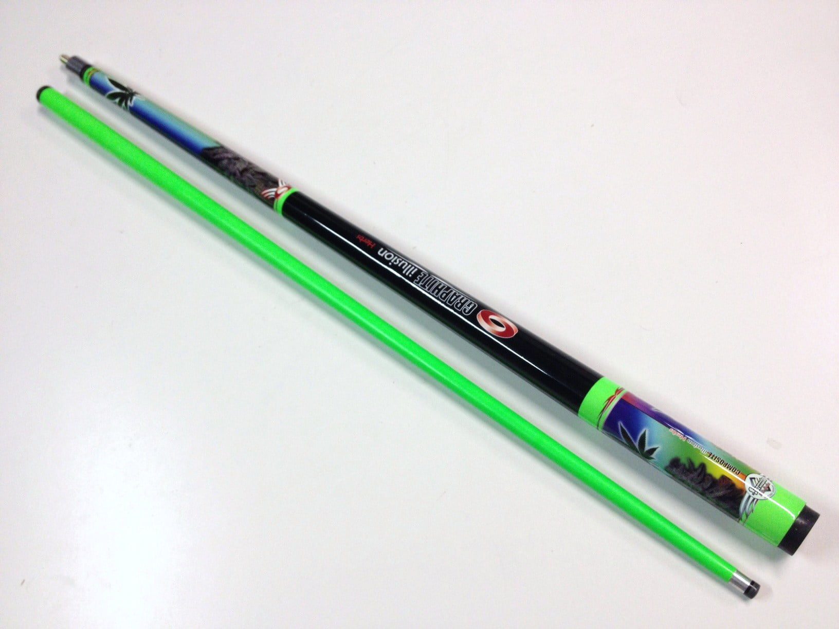 Illusion Pool Snooker Billiard Graphite Cue Herbs Marajuana Hemp 5 Illusion Graphite Herbs Marajuana Hemp Cue