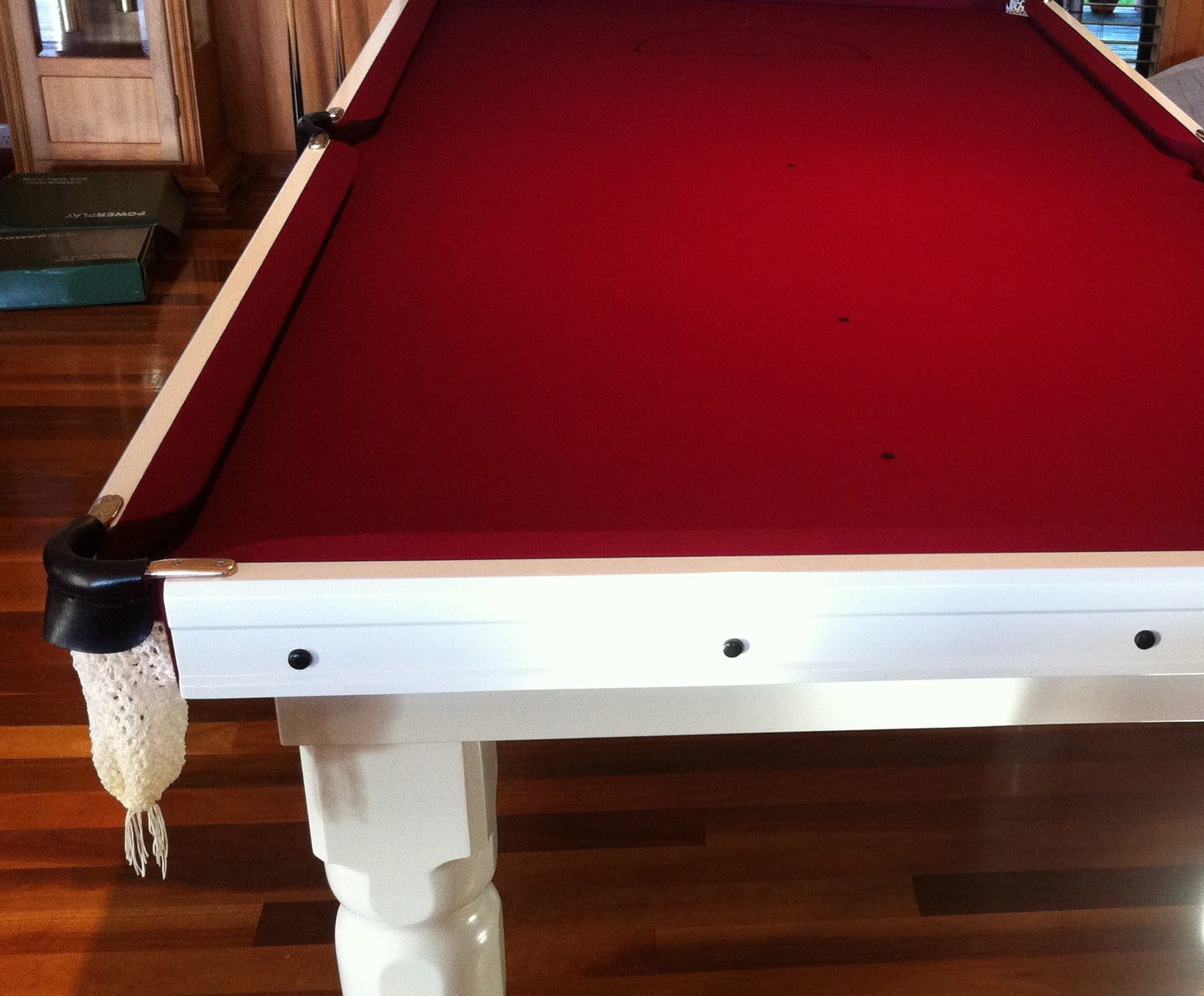 ENGLISH Hainsworth Pool Snooker Billiard Table Cloth Felt kit 7ft BURGUNDY