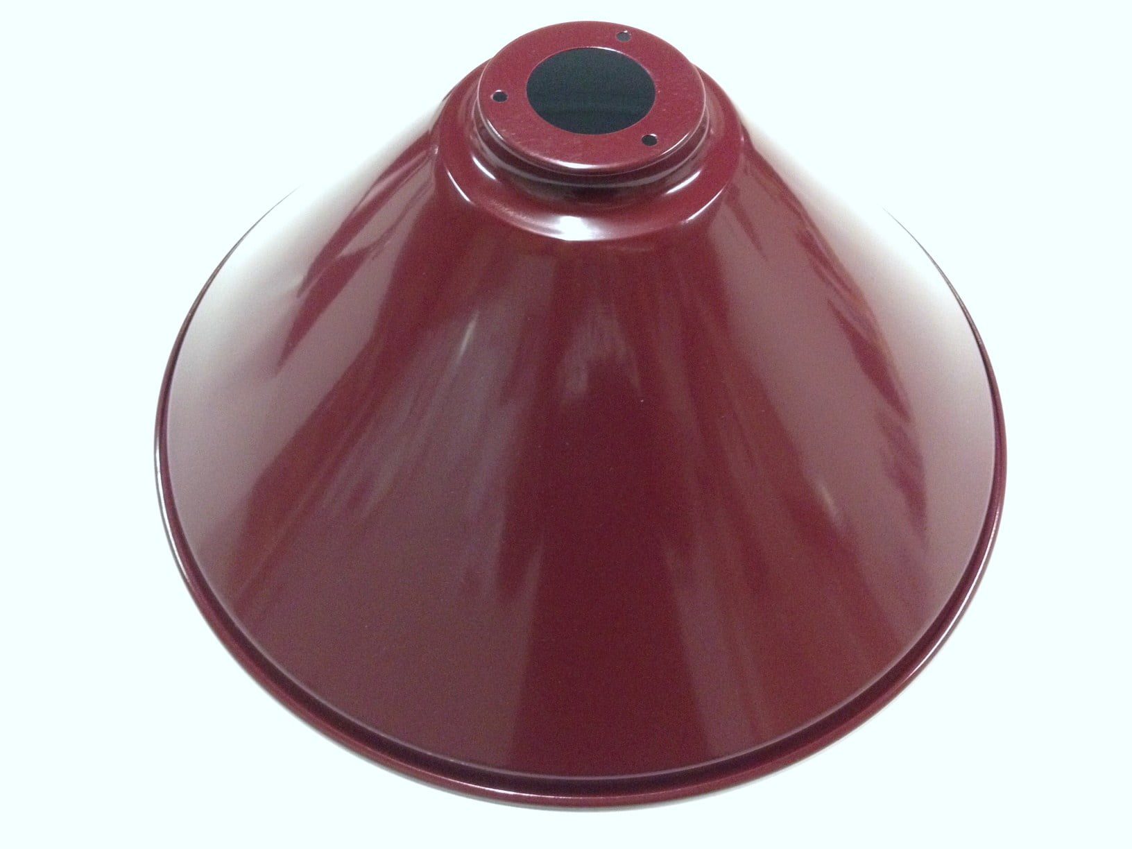 Brass Light (3 x Burgundy Shades) 61 Inch