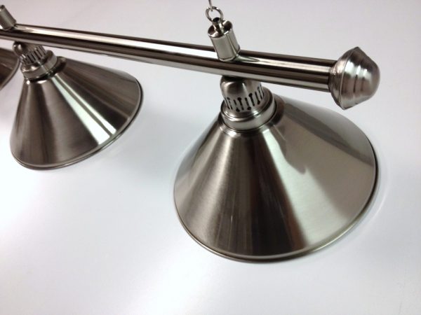 Brushed Stainless Light (3 x Brushed Shades) 61 Inch