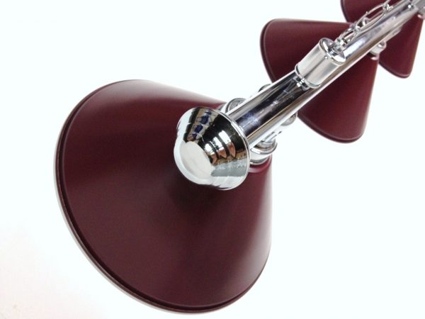 LARGE Chrome Light (4 x Burgundy Shades)