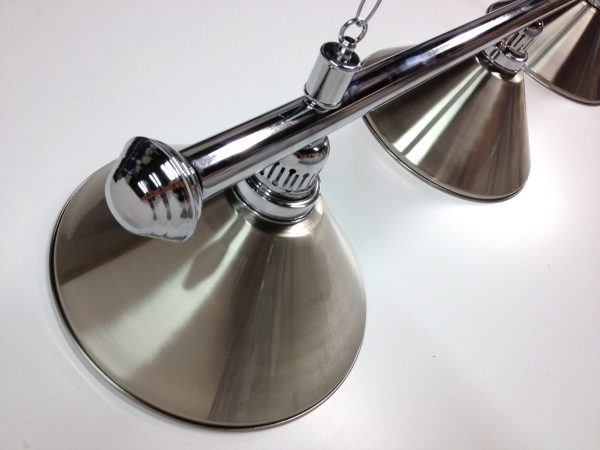 LARGE Chrome Light (4 x Brushed Shades)