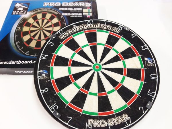 PRO STAR Dart Board Set Aluminium Dart Board Cabinet