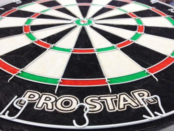 PRO STAR Dart Board Set Aluminium Dart Board Cabinet