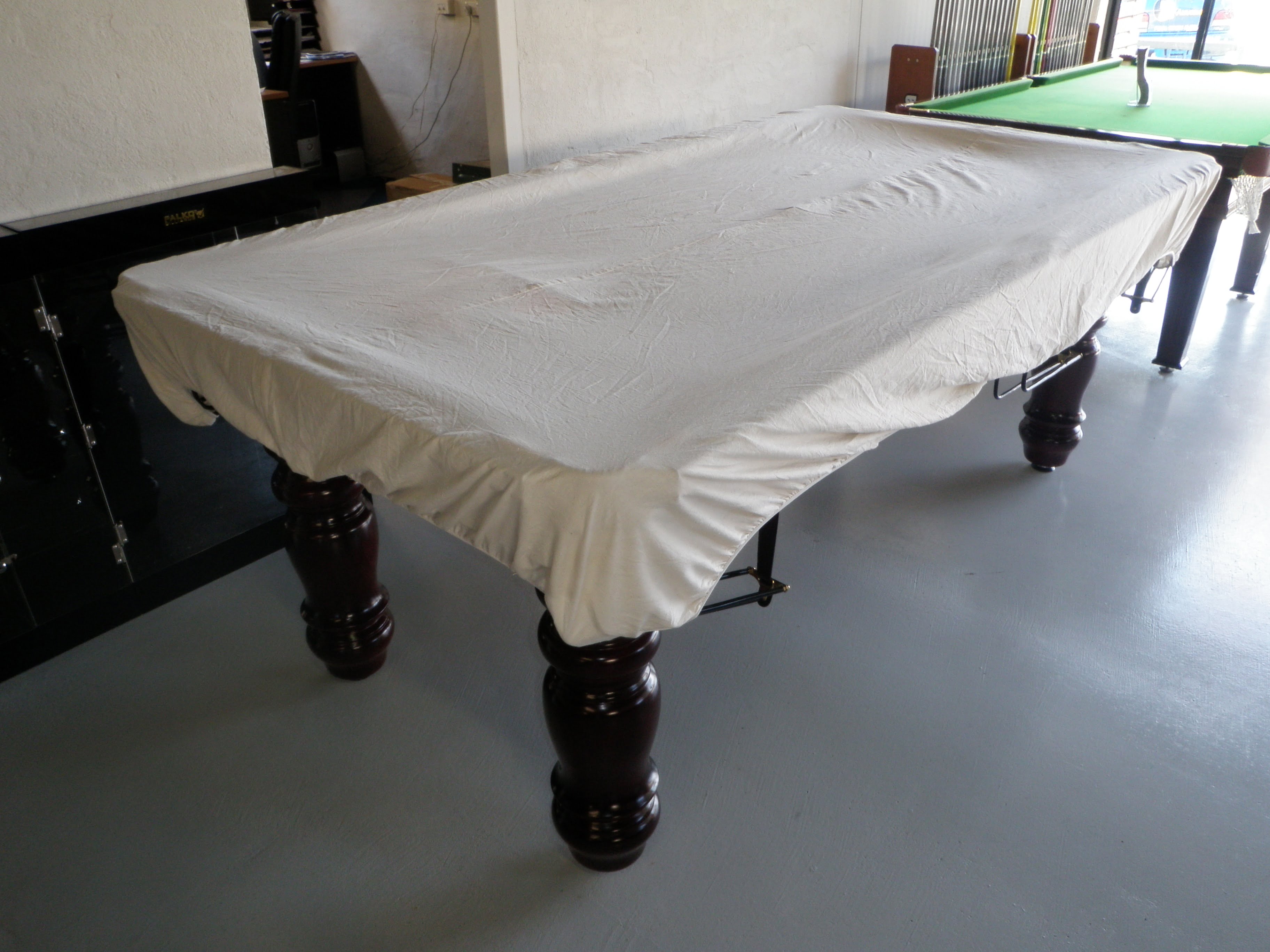 Calico Dust Cover For 8ft Pool Snooker Billiard Table