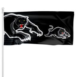 NRL Penrith Panthers Pole Flag LARGE 1800x900mm Licensed (Pole not included)