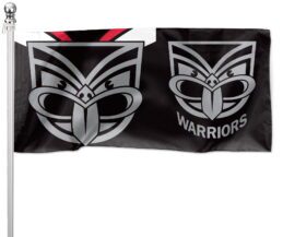 NRL New Zealand Warriors Pole Flag LARGE 1800x900mm Licensed (Pole not included)