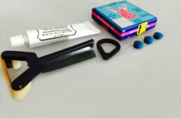 Tweeten Elk Master Pool Snooker Cue Tipping Kit 3 x 13mm Elkmaster Glue Tips + Glue Clamp