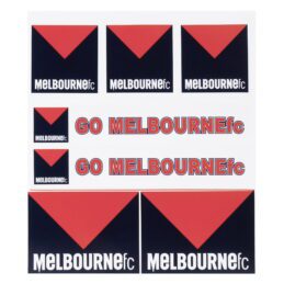 AFL Melbourne Demons LOGO Sticker Sheet for Car Bumper School Books etc