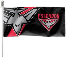 NRL Essendon Bombers Pole Flag LARGE 1800x900mm Licensed (Pole not included)