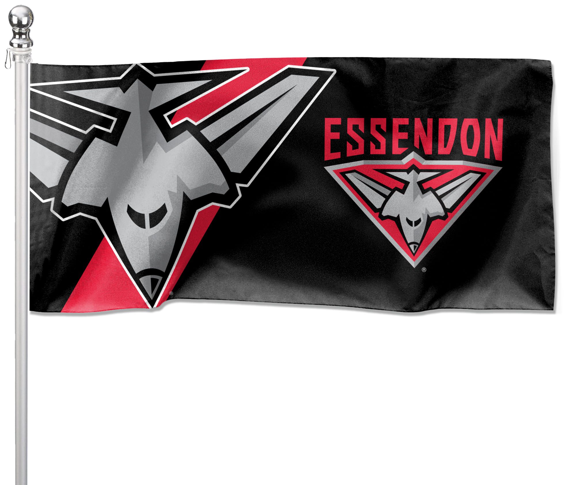 NRL Essendon Bombers Pole Flag LARGE 1800x900mm Licensed (Pole not included)
