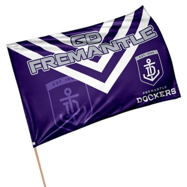 Fremantle Dockers Freo AFL GAME DAY Pole Flag Banner