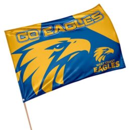 West Coast Eagles AFL Aussie Rules GAME DAY Pole Flag Banner