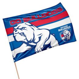 Western Bulldogs AFL Aussie Rules GAME DAY Pole Flag Banner