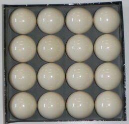 16 x 1 & 7/8 inch White Balls (Bulk Buy for pubs & clubs)