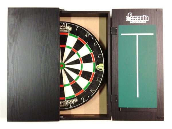 Dart Board Set *Black Ash + TX290 + Darts*