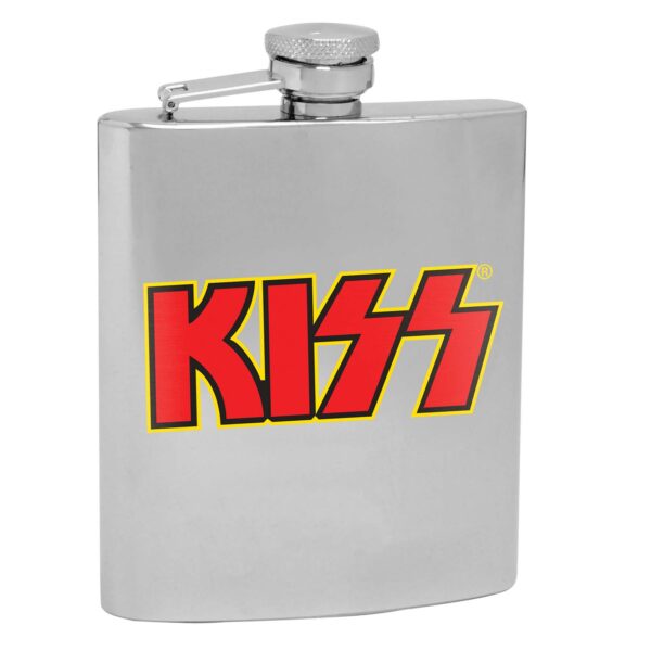 1 x KISS Gene Simons Collectors LOGO Hip Flask