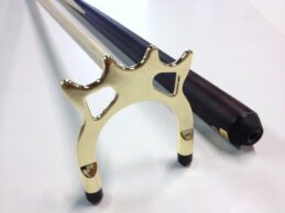WOODEN MAPLE Pool Snooker Billiard Cue BRASS SPIDER