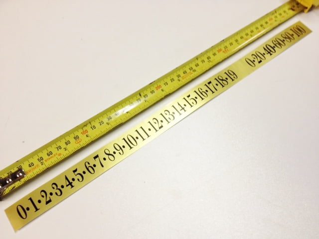 Brass Score Board Scoreboard Number Strip