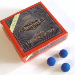 Brunswick blue Diamond Cue Tips Glue on type (3x 9mm)