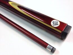 Cue Sport Graphite Burgundy Pool Snooker Billiard Cue (57 inch)
