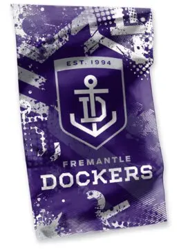 Freo FREMANTLE DOCKERS AFL Cape Wall Flag Banner