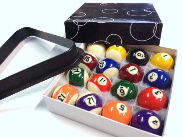 Kids Pool Balls 1 & 1/2 inch FREE TRIANGLE