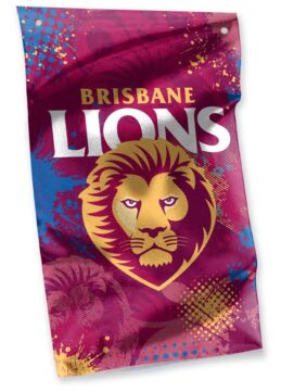 BRISBANE LIONS AFL Cape Wall Flag Banner