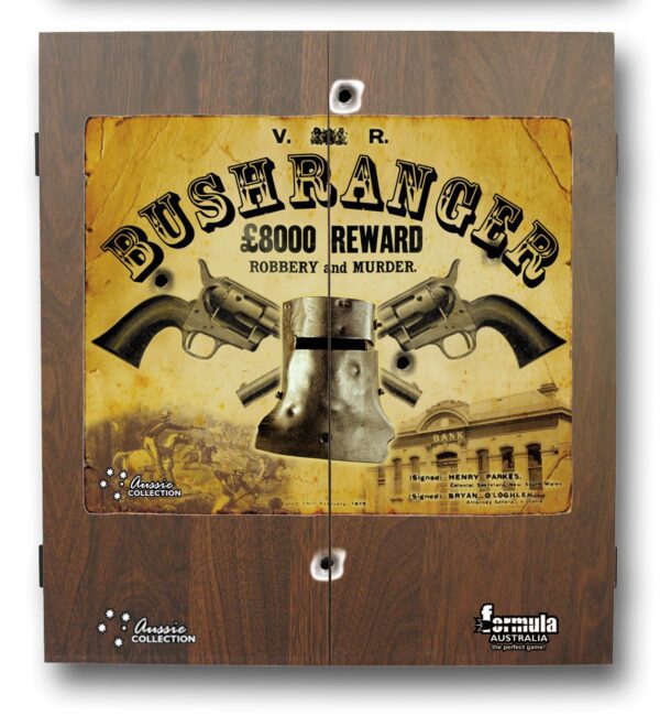 Ned Kelly Bush Ranger Dart Cabinet