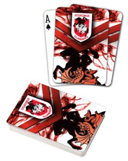 NRL ST George Illawarra Dragons Deck Playing Cards Poker Mascot Cards