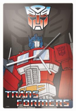 Official Licensed Trans Formers Optimus Prime Glass Clock