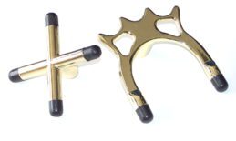 Pool Snooker Billiard REST & SPIDER brass Jigger Set