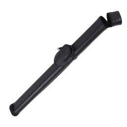 Pool Billiard Cue Case Holds one two piece Cue TUBE CASE BLACK