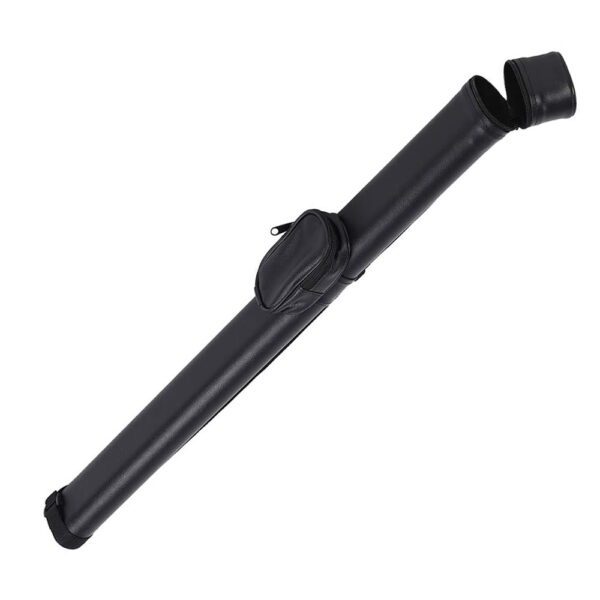 Pool Billiard Cue Case Holds one two piece Cue TUBE CASE BLACK