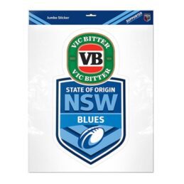 BIG JUMBO NRL NSW New South Wales State Of Origin Blues LOGO Car Sticker