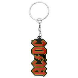 ACDC LOGO DIE CUT KEY RING Red/Black