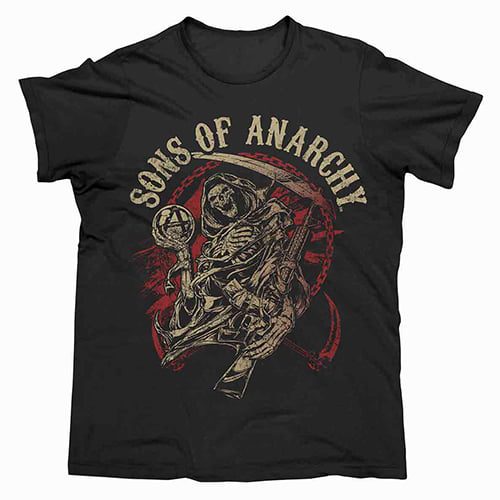 SOA Sons Of Anarchy Reper Men's T Shirt ALL SIZES S M L 2XL 3XL 3XL