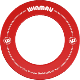WINMAU Professional Dart Board Surround Printed Red one piece surround Made in the UK