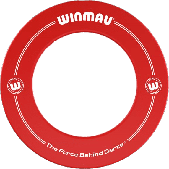 WINMAU Professional Dart Board Surround Printed Red one piece surround Made in the UK