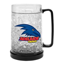 LARGE AFL Adelaide Crows Aussie Rules Freeze Beer Stein Frosty Mug Cup