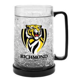 LARGE AFL Richmond Tigers Aussie Rules Freeze Beer Stein Frosty Mug Cup