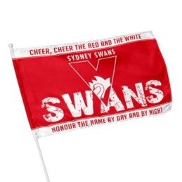 Sydney Swans AFL KIDS Pole Game Day Flag Banner