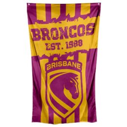 Brisbane Broncos NRL Cape Wall Flag Banner